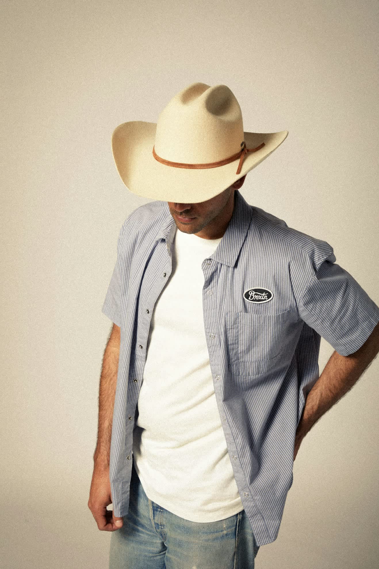 Laredo Cowboy Hat - Bone