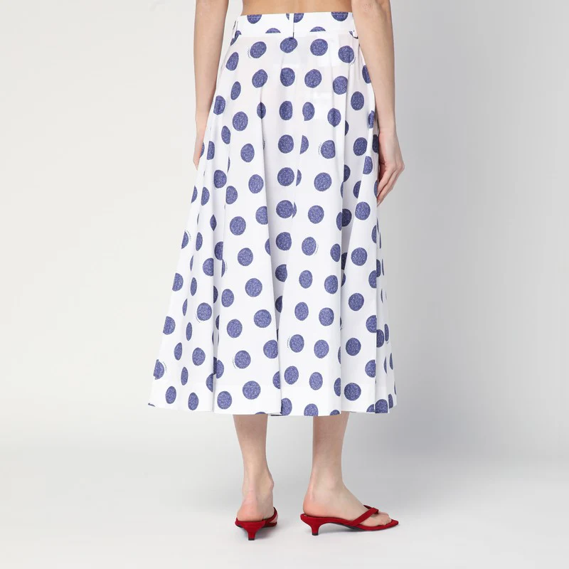 Moschino Women's Fla Skirt With Polka Dots