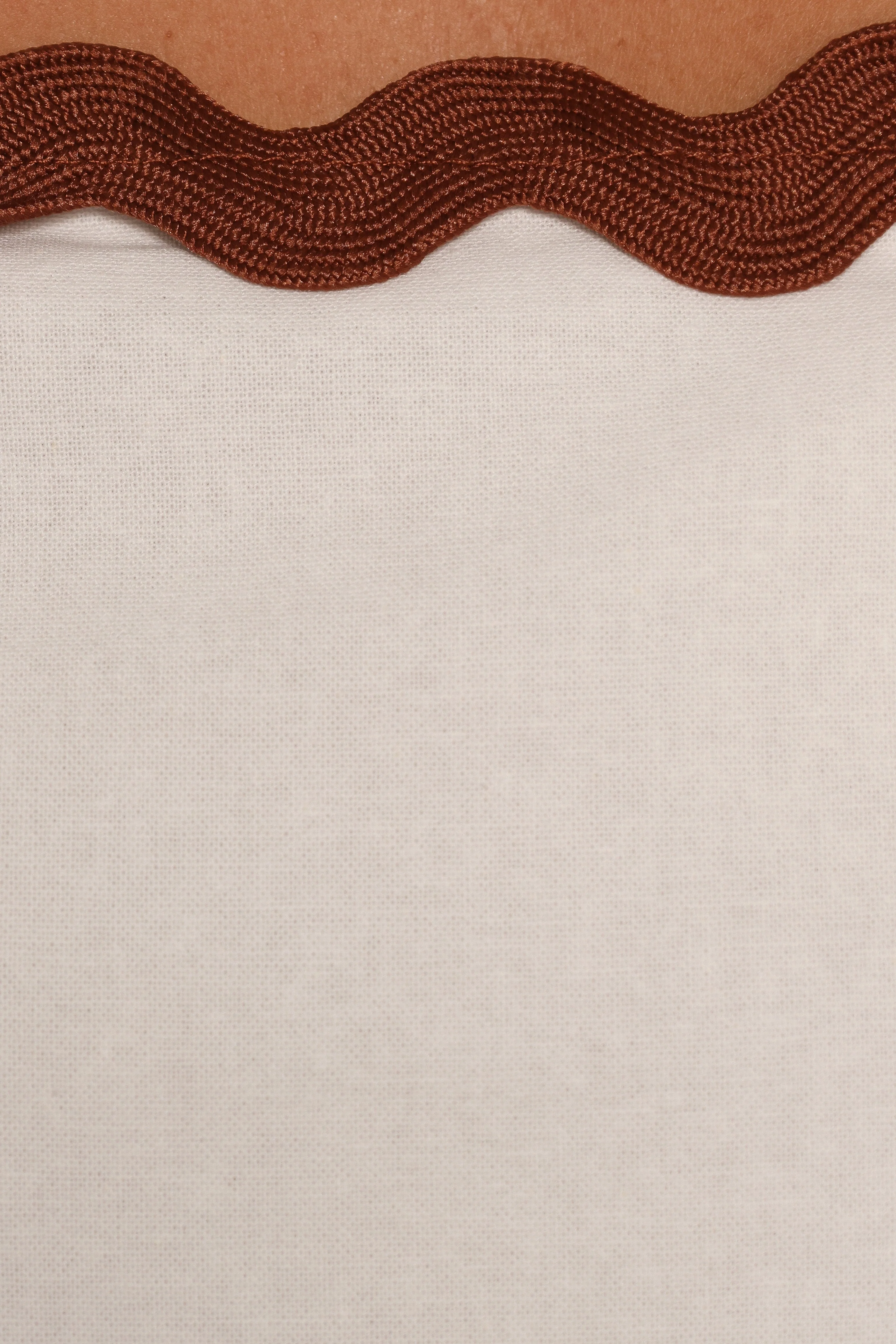 Mollymook Top - White Tan