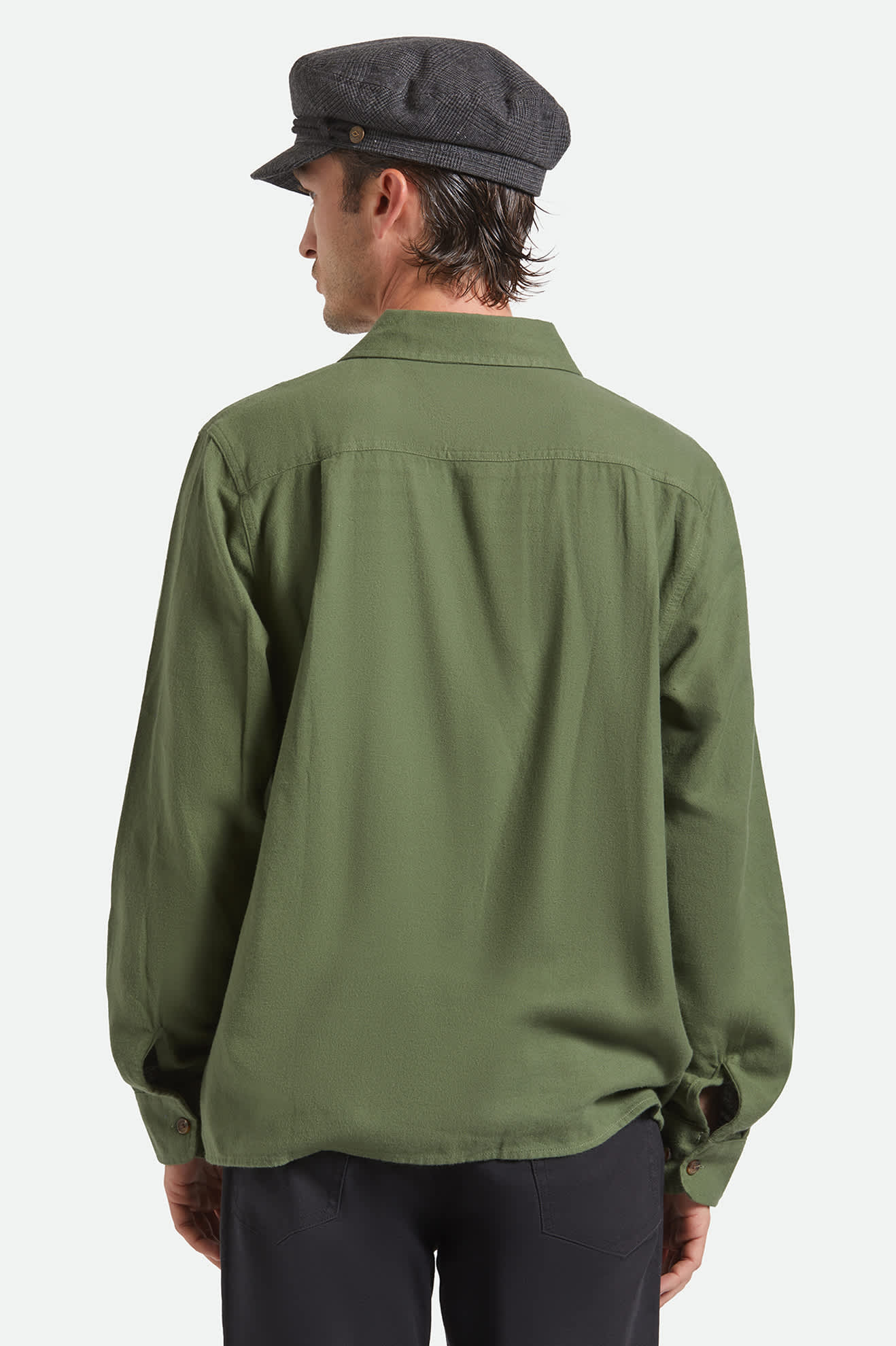 Fiddler Fisherman Cap - Grey Shadow Plaid