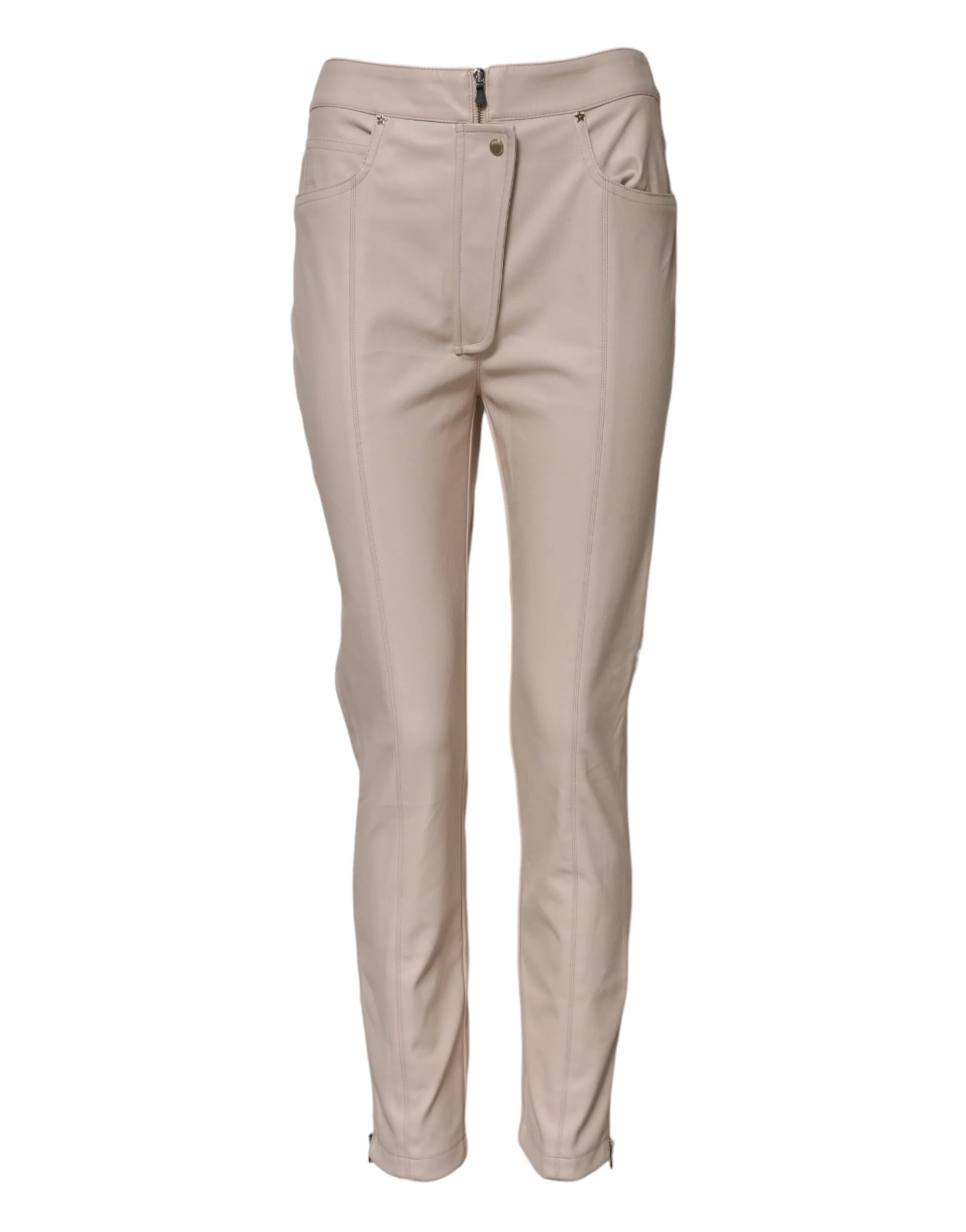 Elisabetta Franchi High Waist Tape Women's Pants