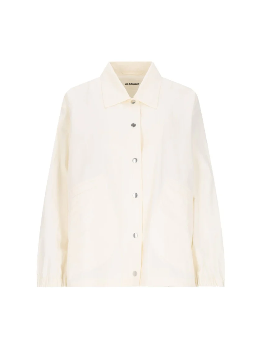 Logo Single-Breasted Jacket – Off-White