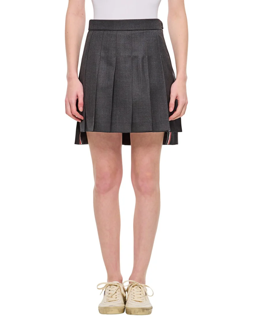 Pleated Mini Skirt