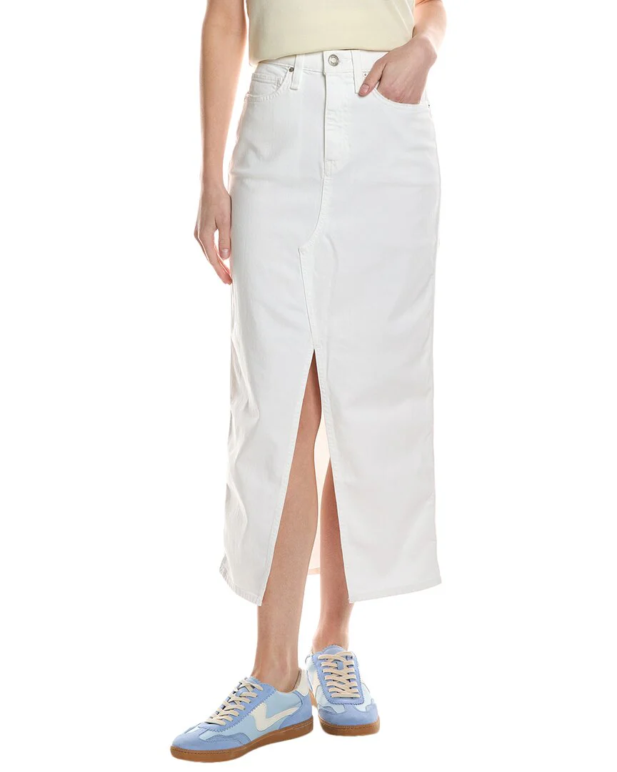 HUDSON Jeans Reconstructed Midi Skirt