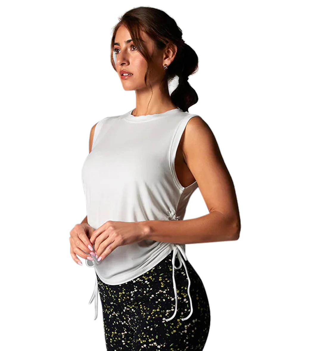 Tavi Crop Side Tie Tank