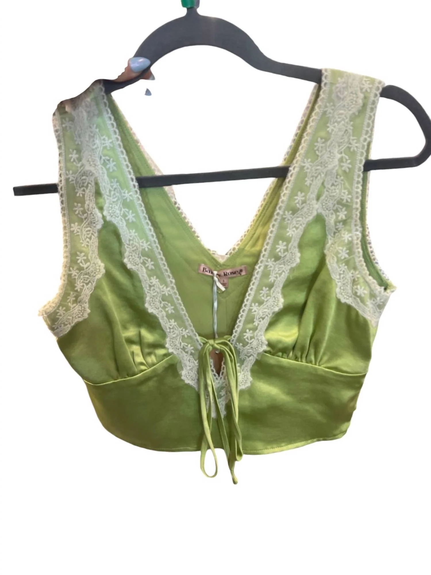 Shirt And Skirt Set In Lime