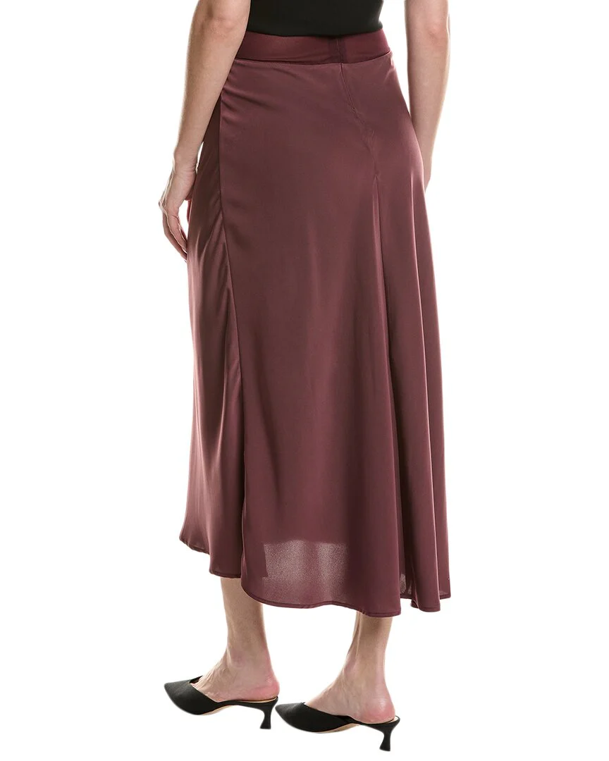 WeWoreWhat Chiffon Cutout Midi Skirt