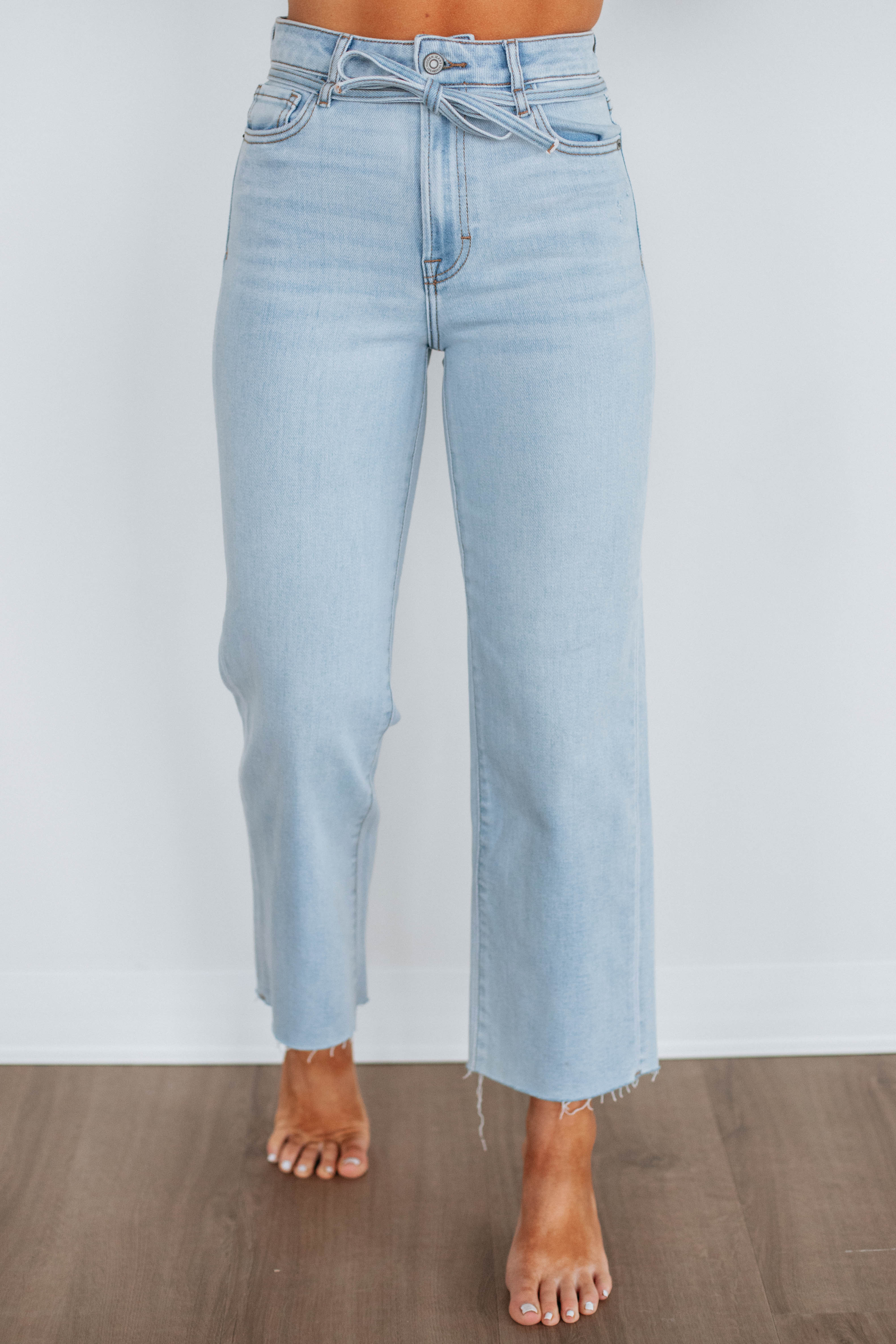 Ella Hidden Jeans - Light Wash