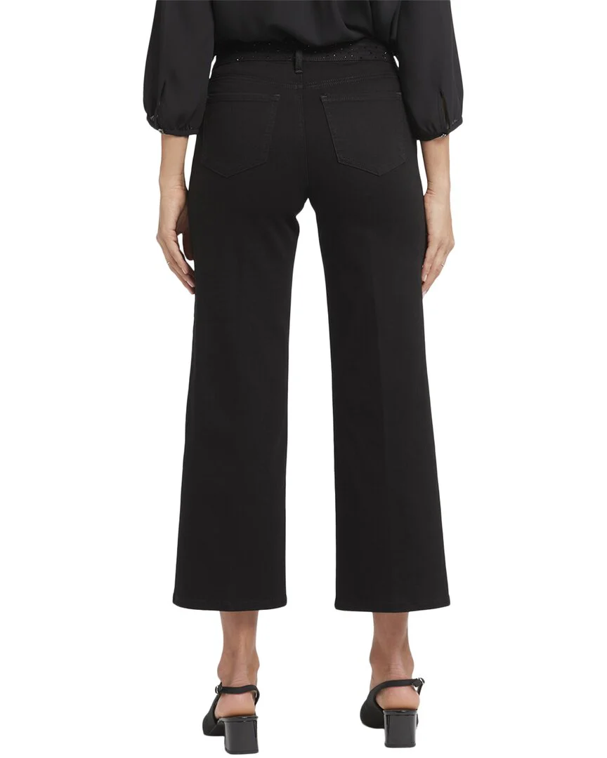 NYDJ Teresa Black Rinse Wide Leg Jean