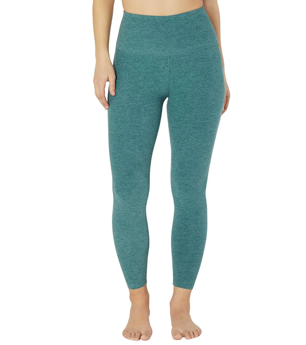 Beyond Yoga Spacedye High Waisted Caught In The Midi 7/8 Yoga Leggings Wild Sage/Deep Sage