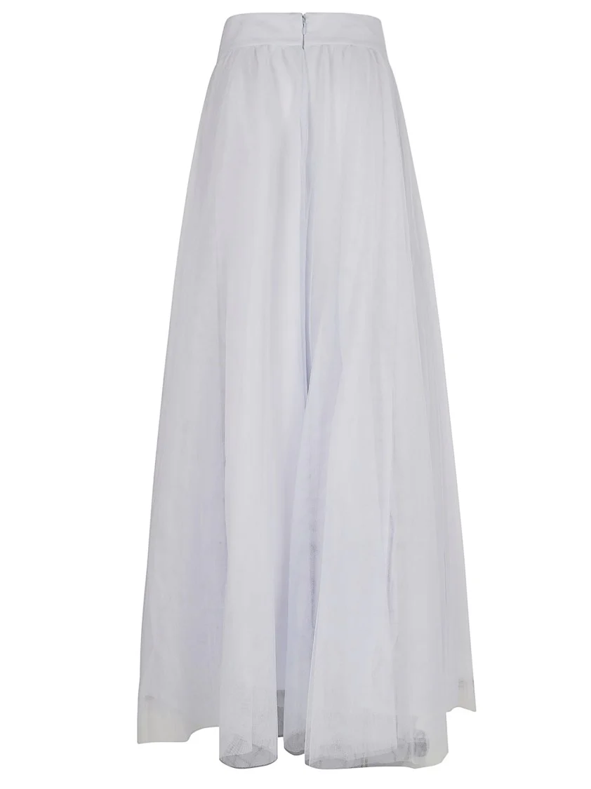Light Blue Tulle Maxi Skirt