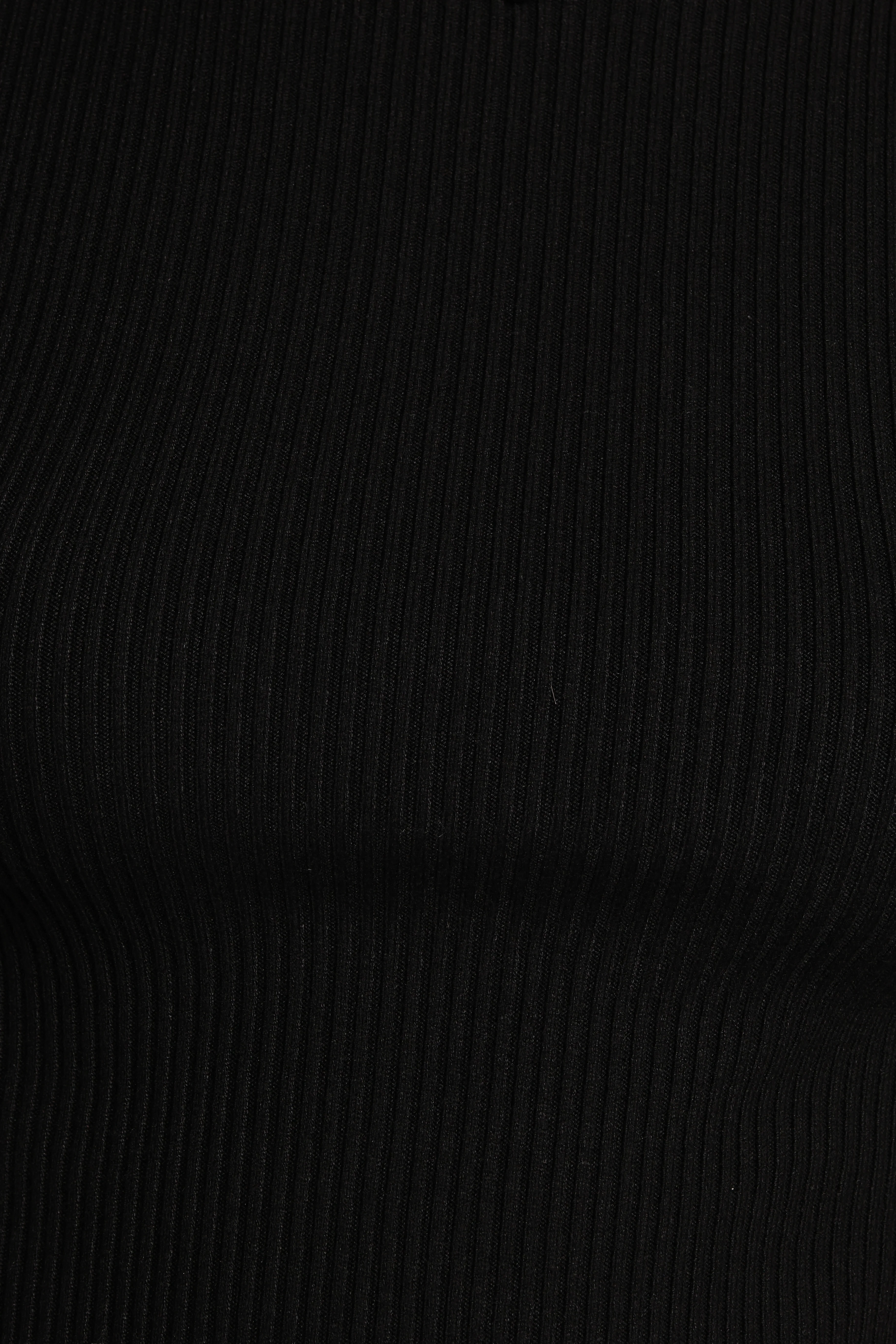Kya Short Sleeve Knit Top - Black