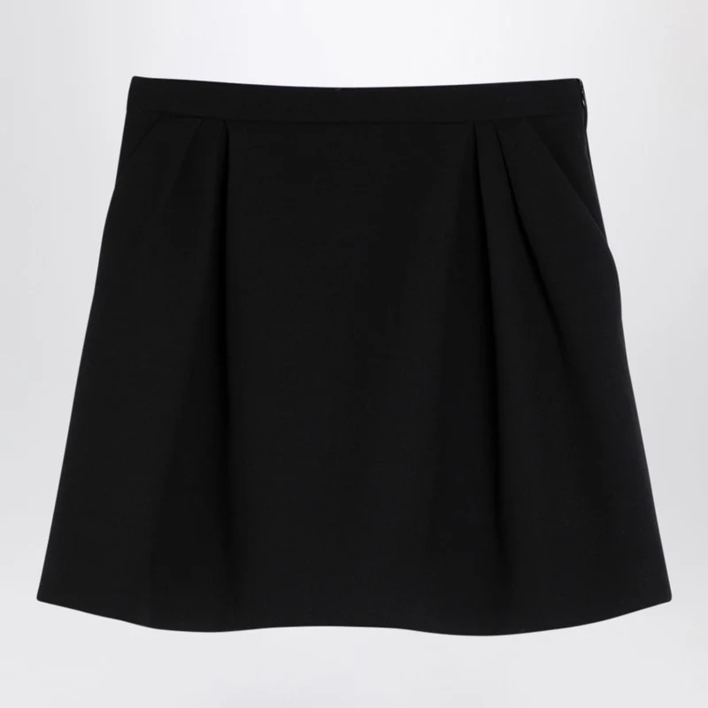 Alessandra Rich Women's Mini Wrap Skirt In Pied De Poule