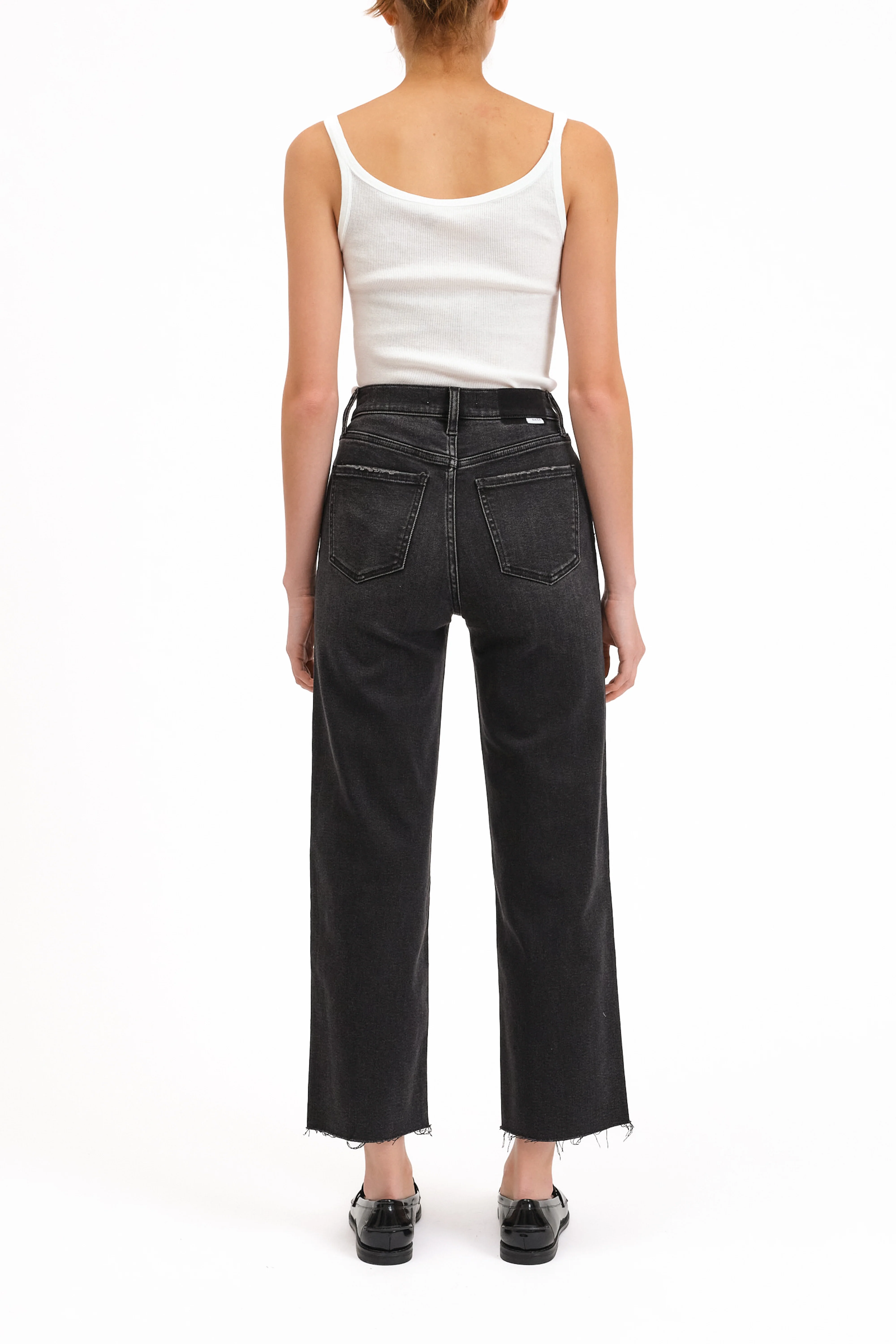 Pleaser Wide Leg Crop Jean - Twilight