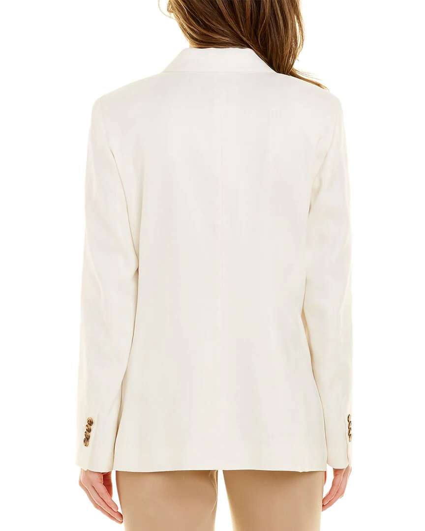 Lafayette 148 New York Fae Linen-Blend Blazer