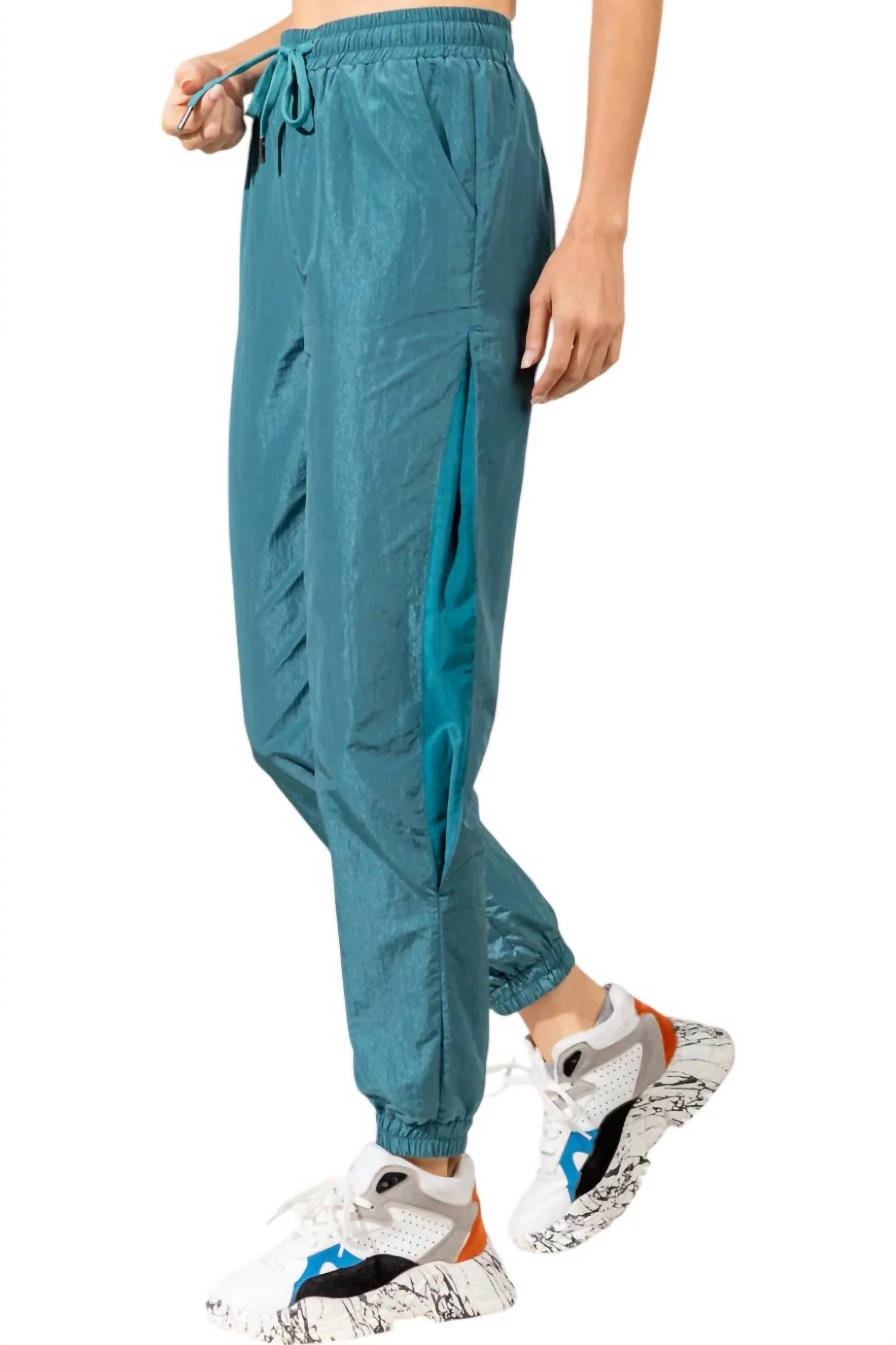 Fool In Love Jogger Pants In Sea Foam