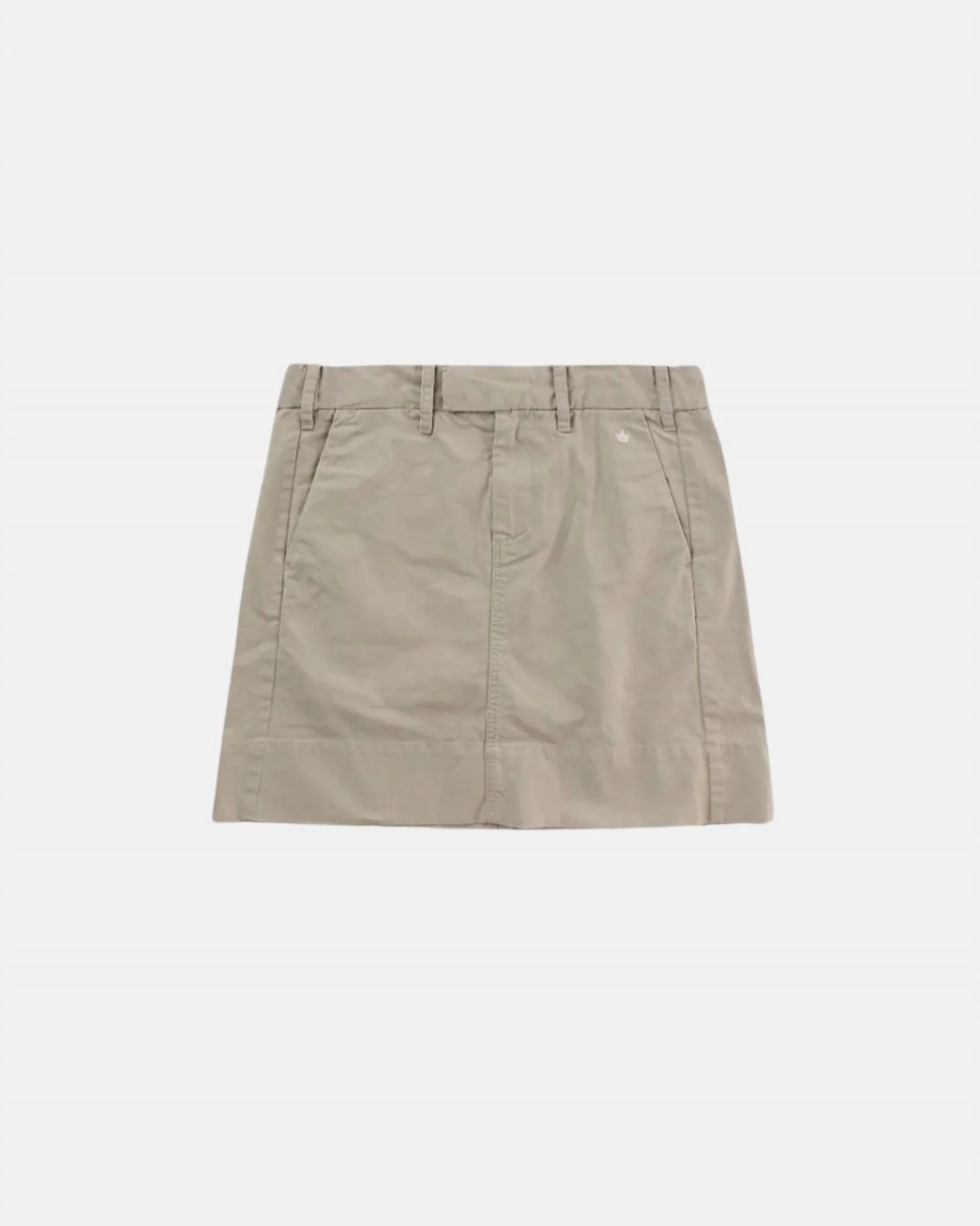 Womens Everyday Mini Skirt In Khaki