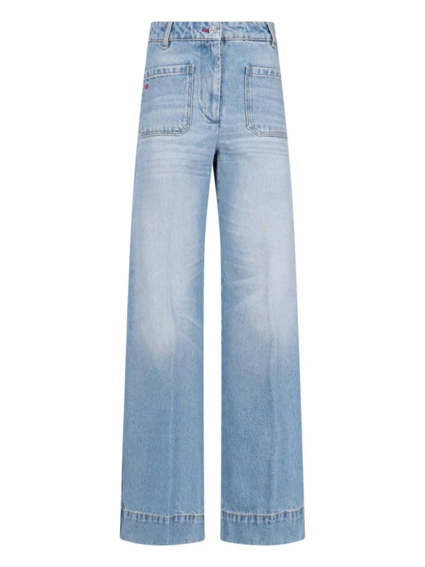 Alina Straight Leg Jeans – Light Blue