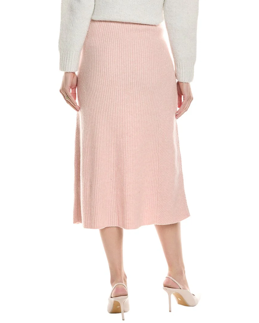 Maje Wool & Alpaca-Blend Midi Skirt