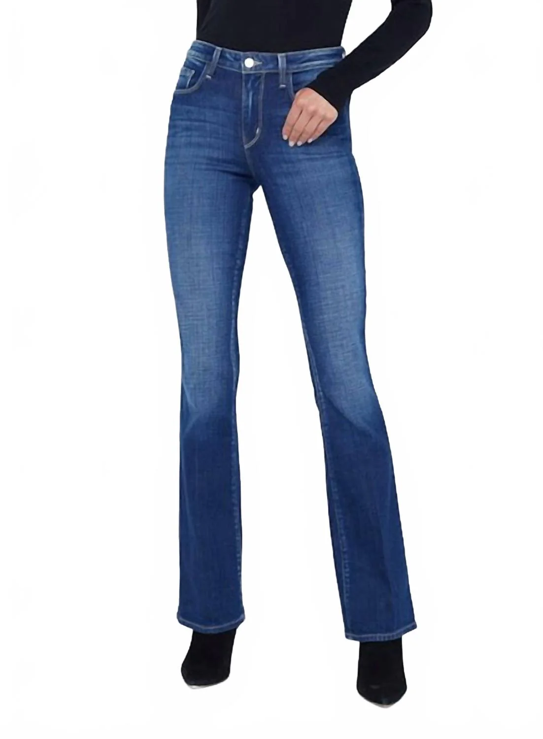 Selma High Rise Sleek Baby Boot In Haven