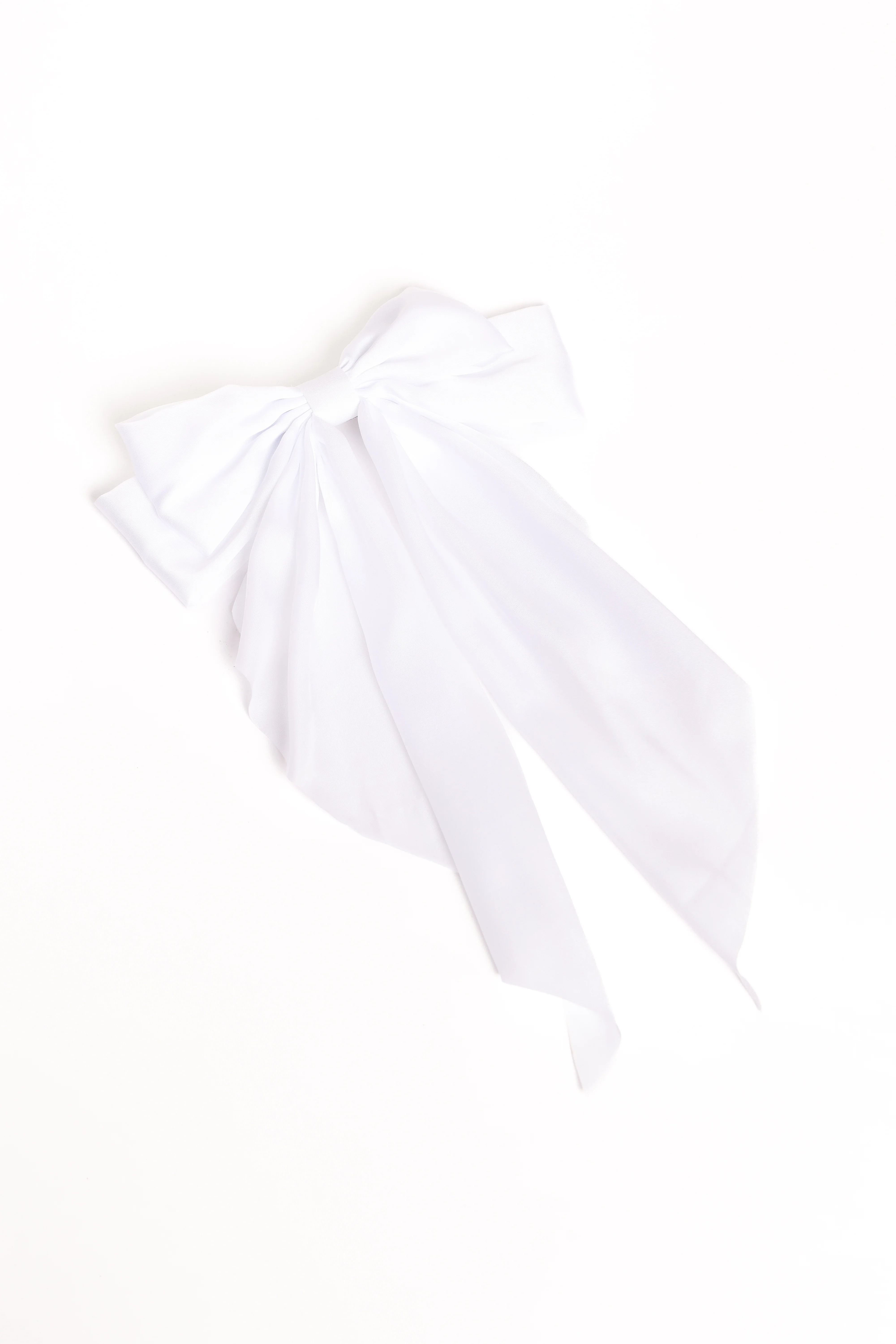 Grace Hair Bow - White