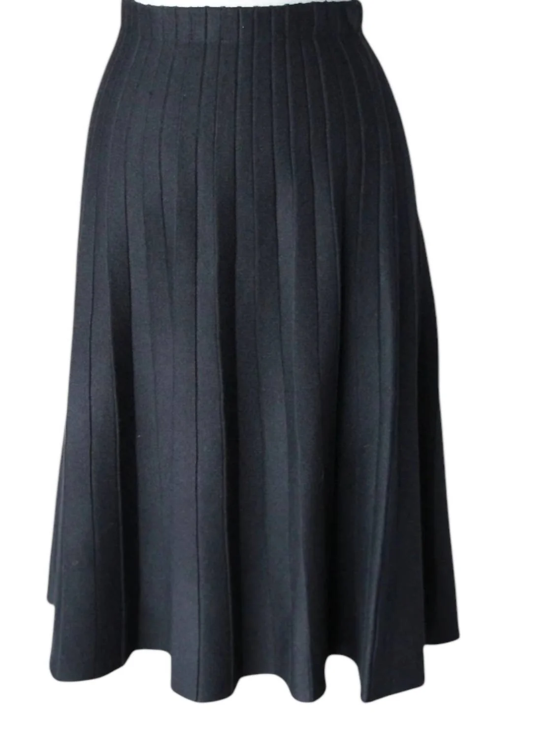 Women's Knit Midi Skirt In Black