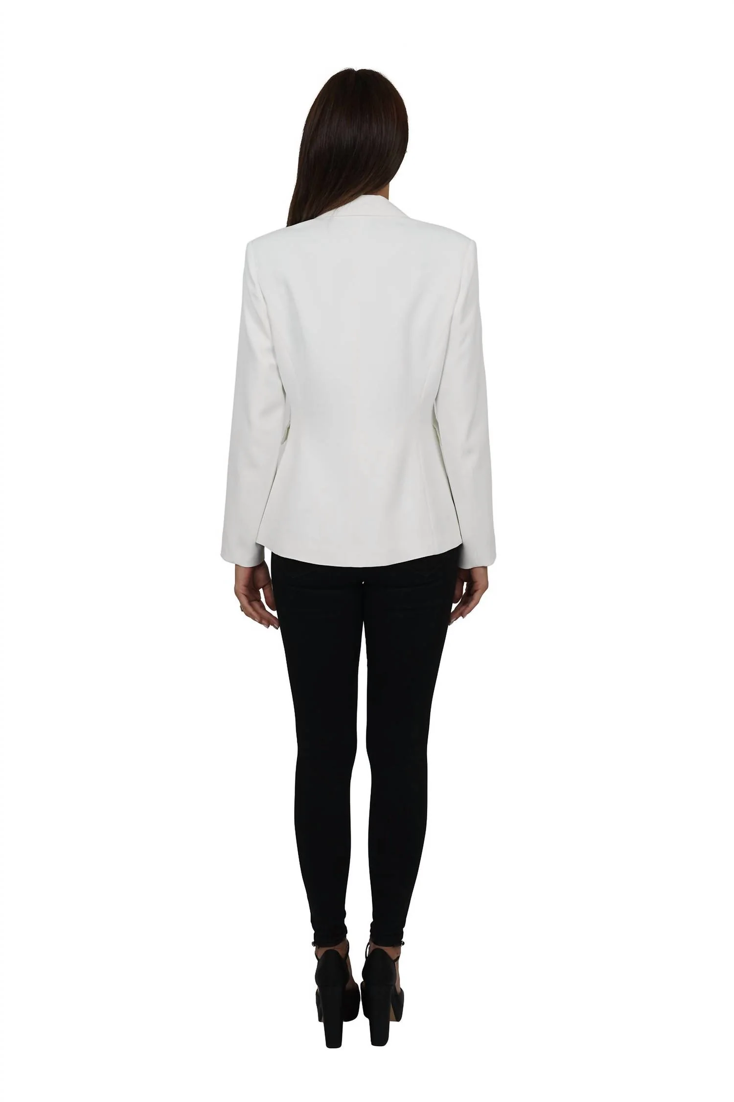 Kara Blazer In White