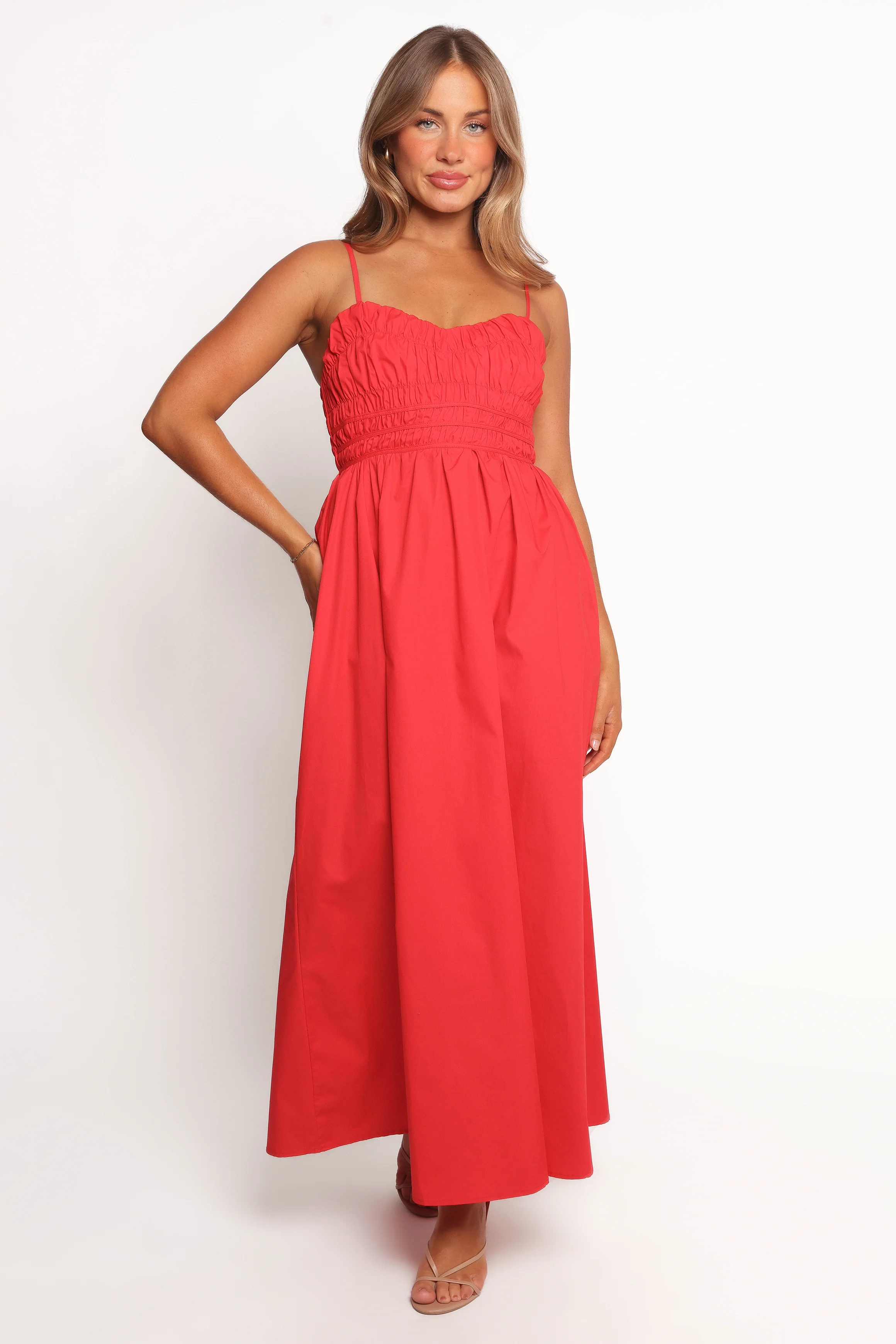 Camilla Maxi Dress - Red