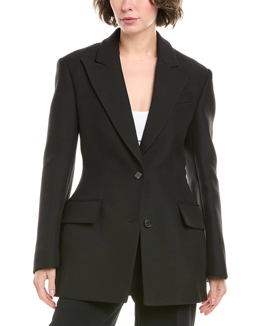 Michael Kors Collection Sculpted Wool-Blend Blazer