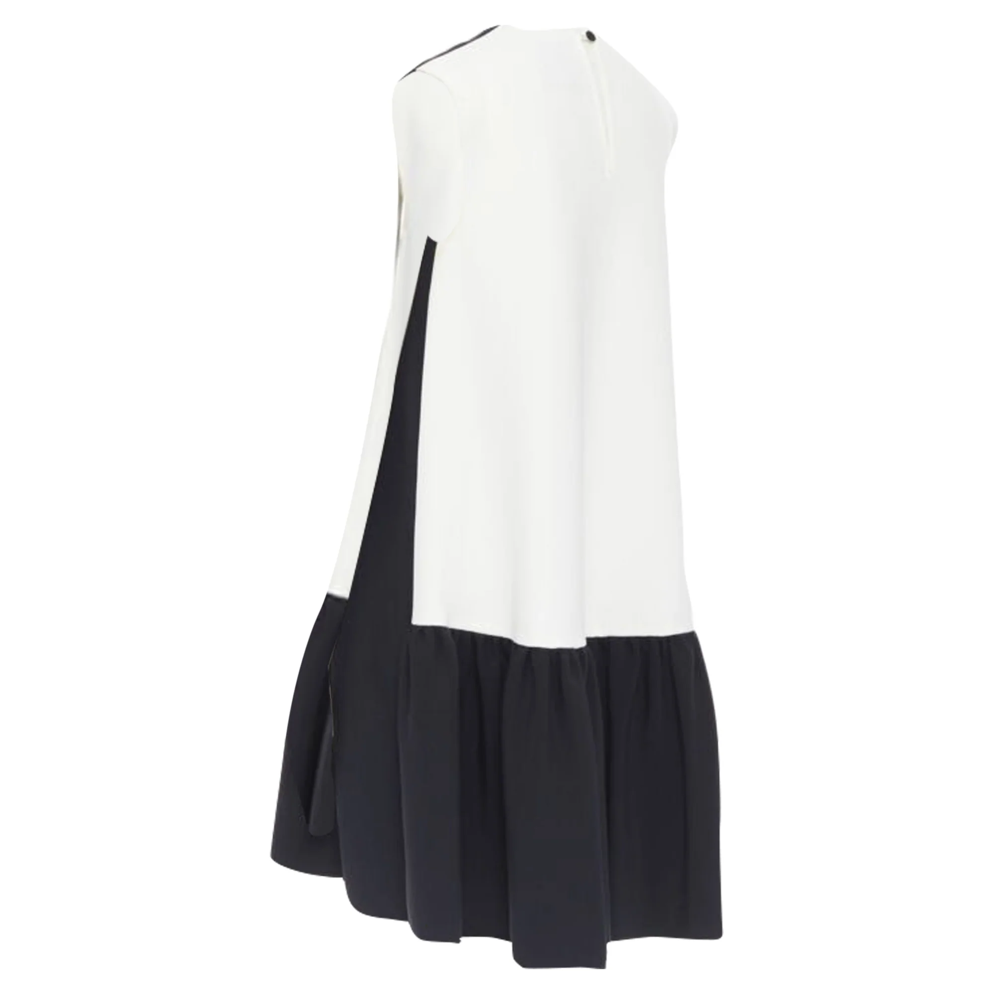 Roksanda sleeveless back panel pleated skirt boxy dress