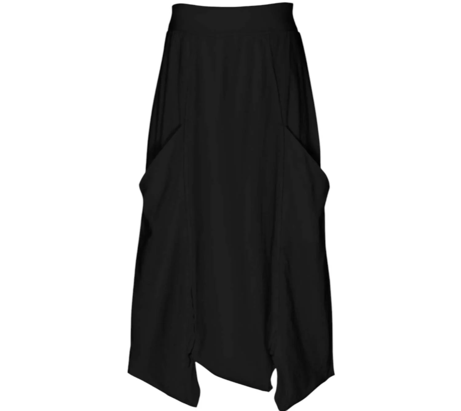 Turn Skirt In Black