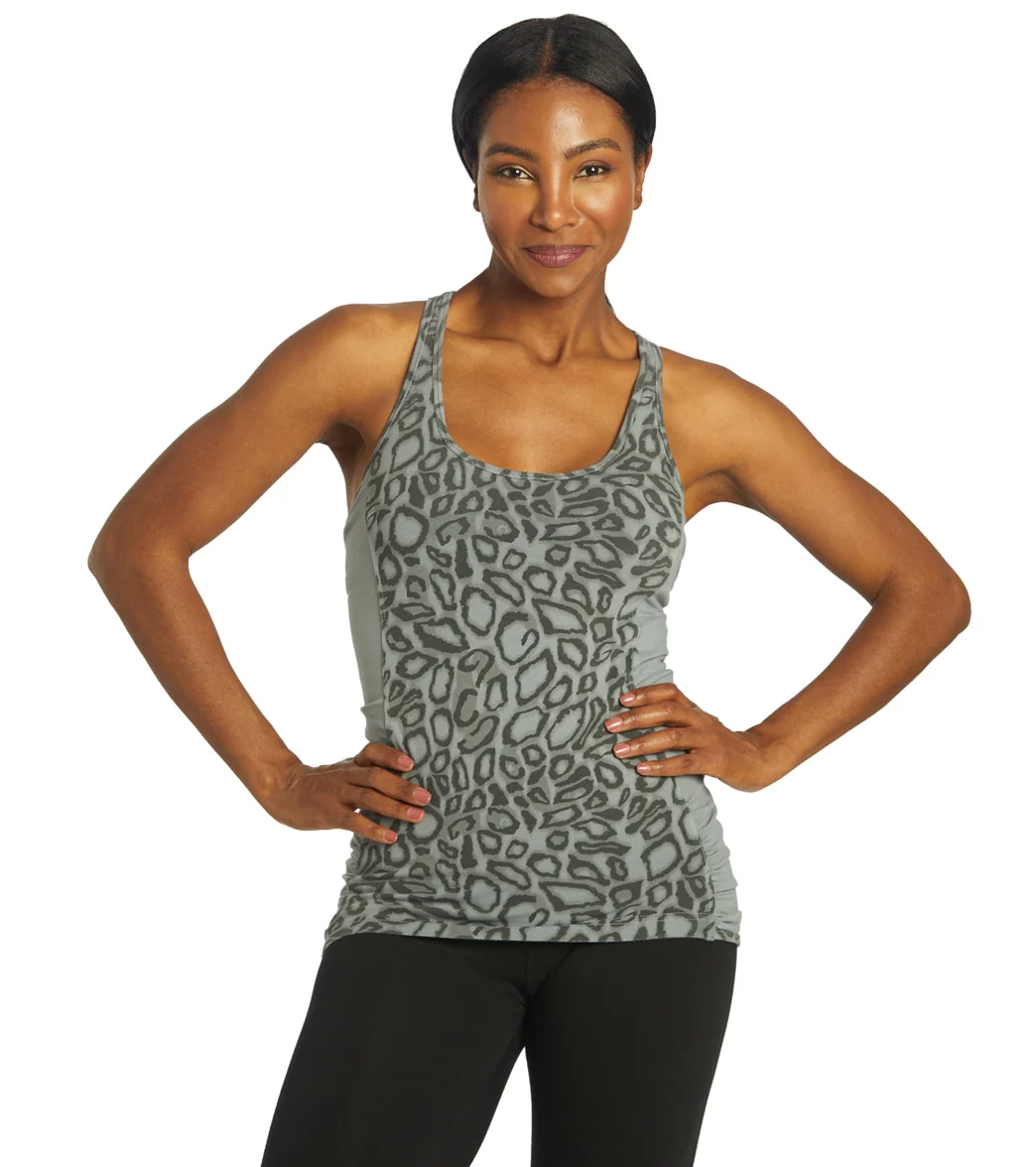 Hard Tail Hip Shirred Butterfly Tank