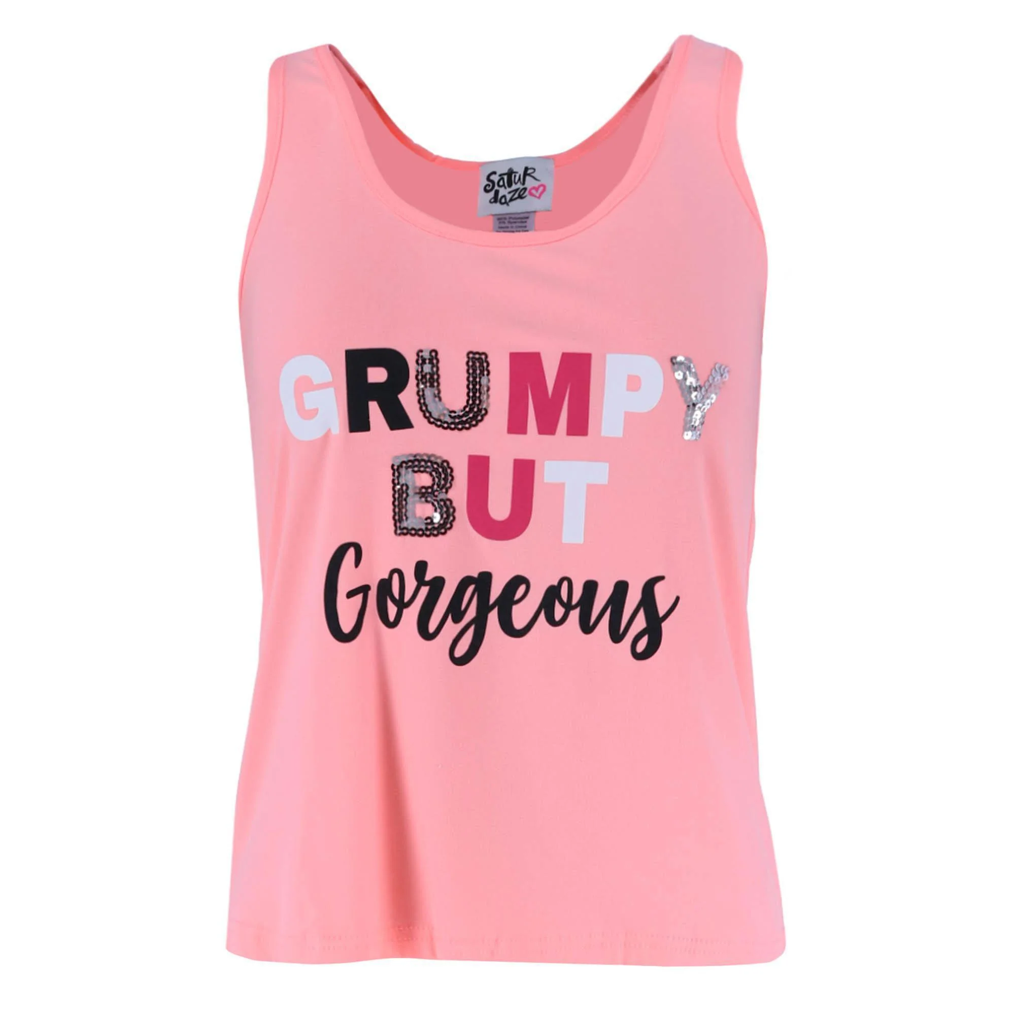 Women's Plus Size Grumpy Gorgeous Tank Top and Capri Set