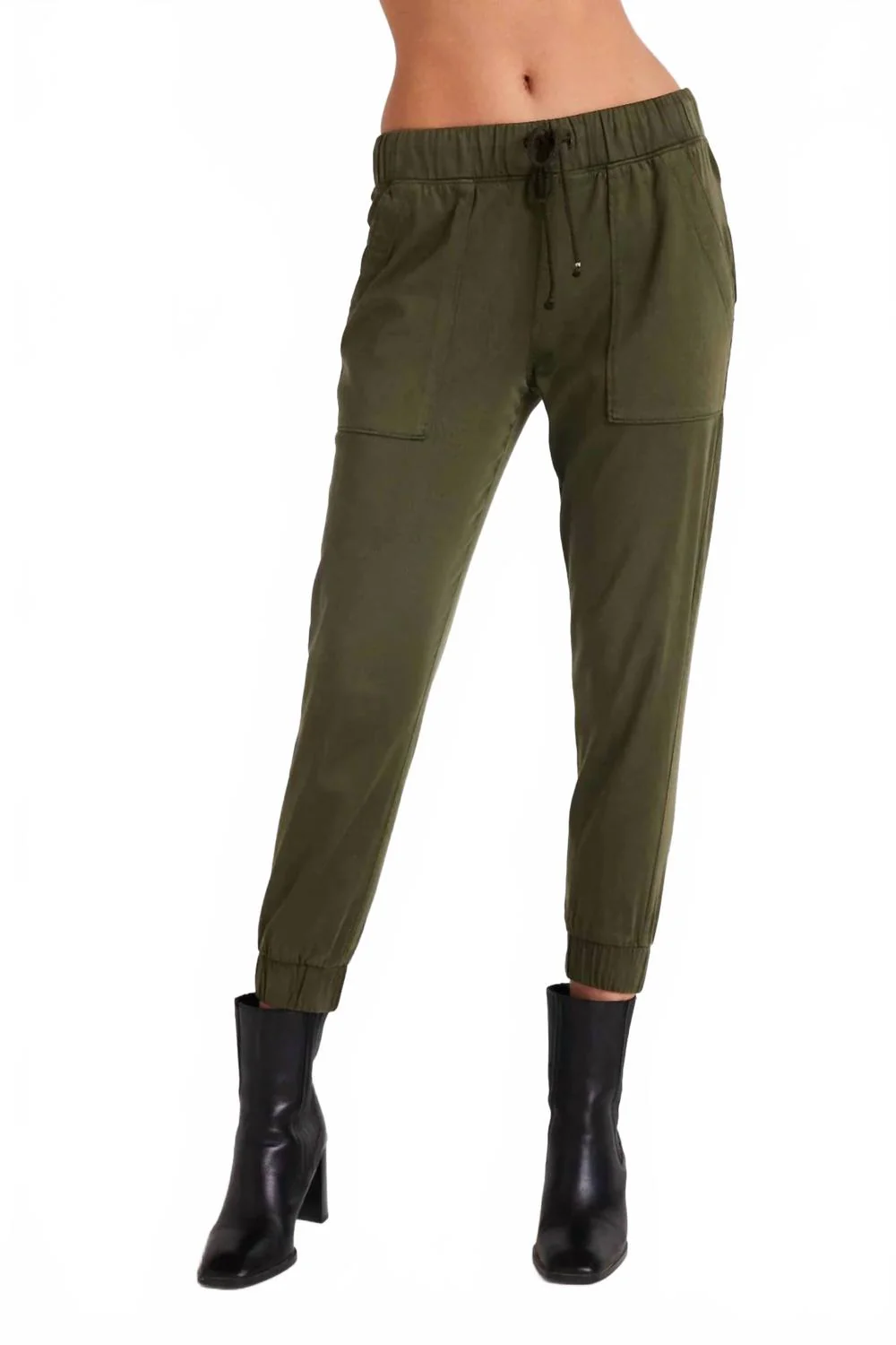 Women's Pocket Jogger Pants In Italian Herb
