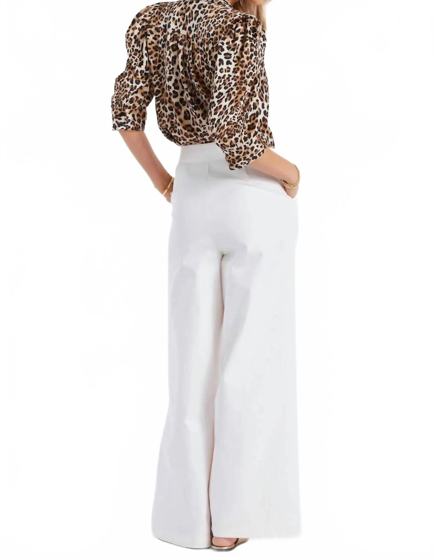 Women's Alessandro Wide Leg Pants In White