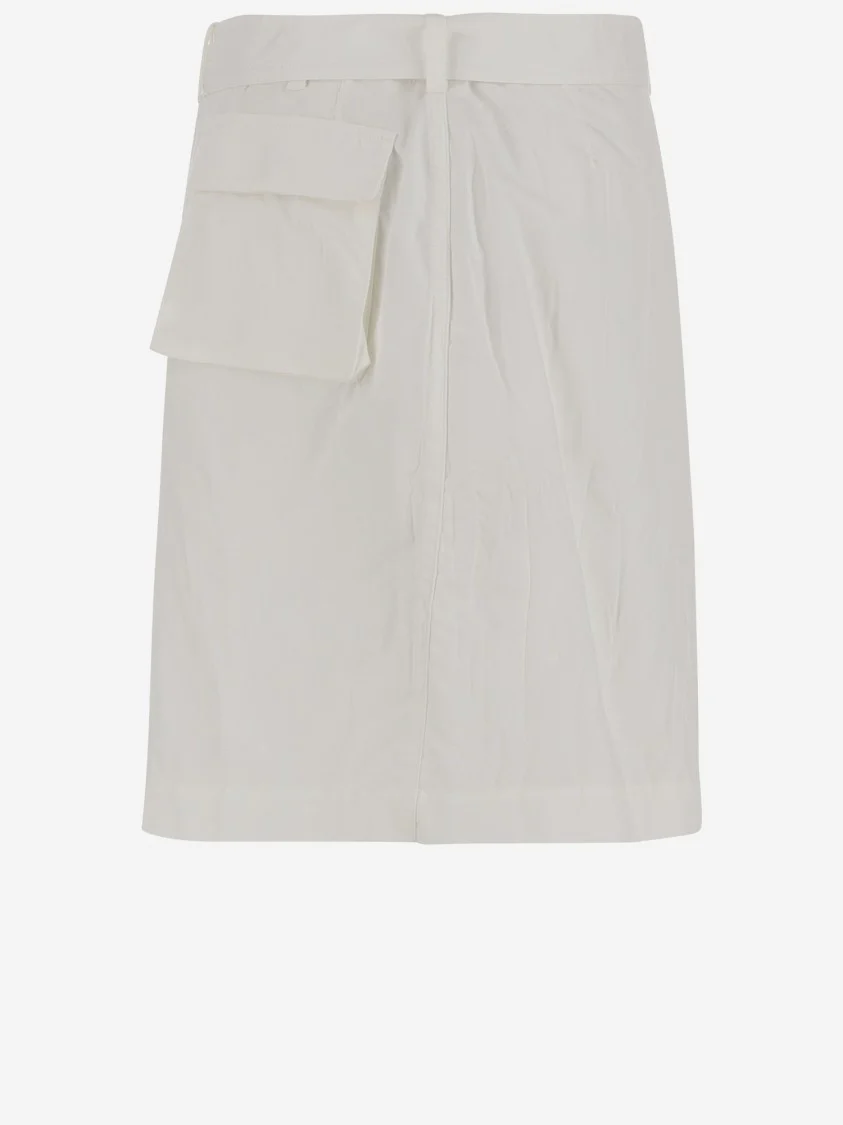 Wallet Skirt Made Of Cotton Blend