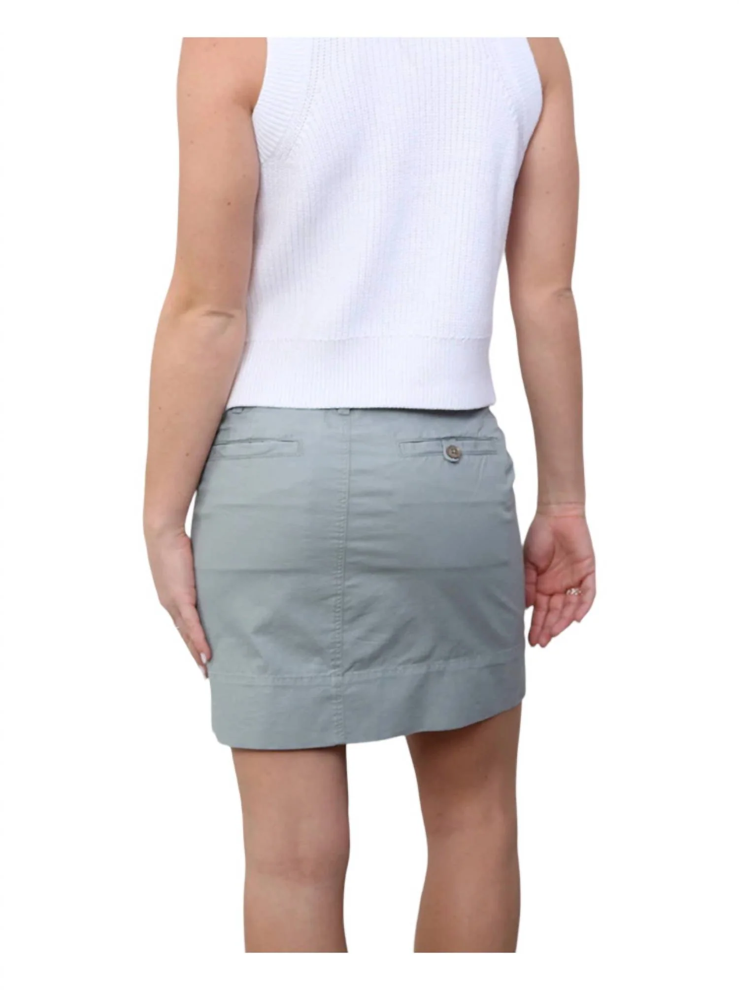 Everyday Mini Skirt In Grey