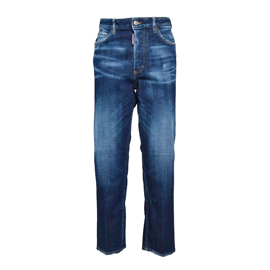 Boston Dark Basic Blue Denim Jeans