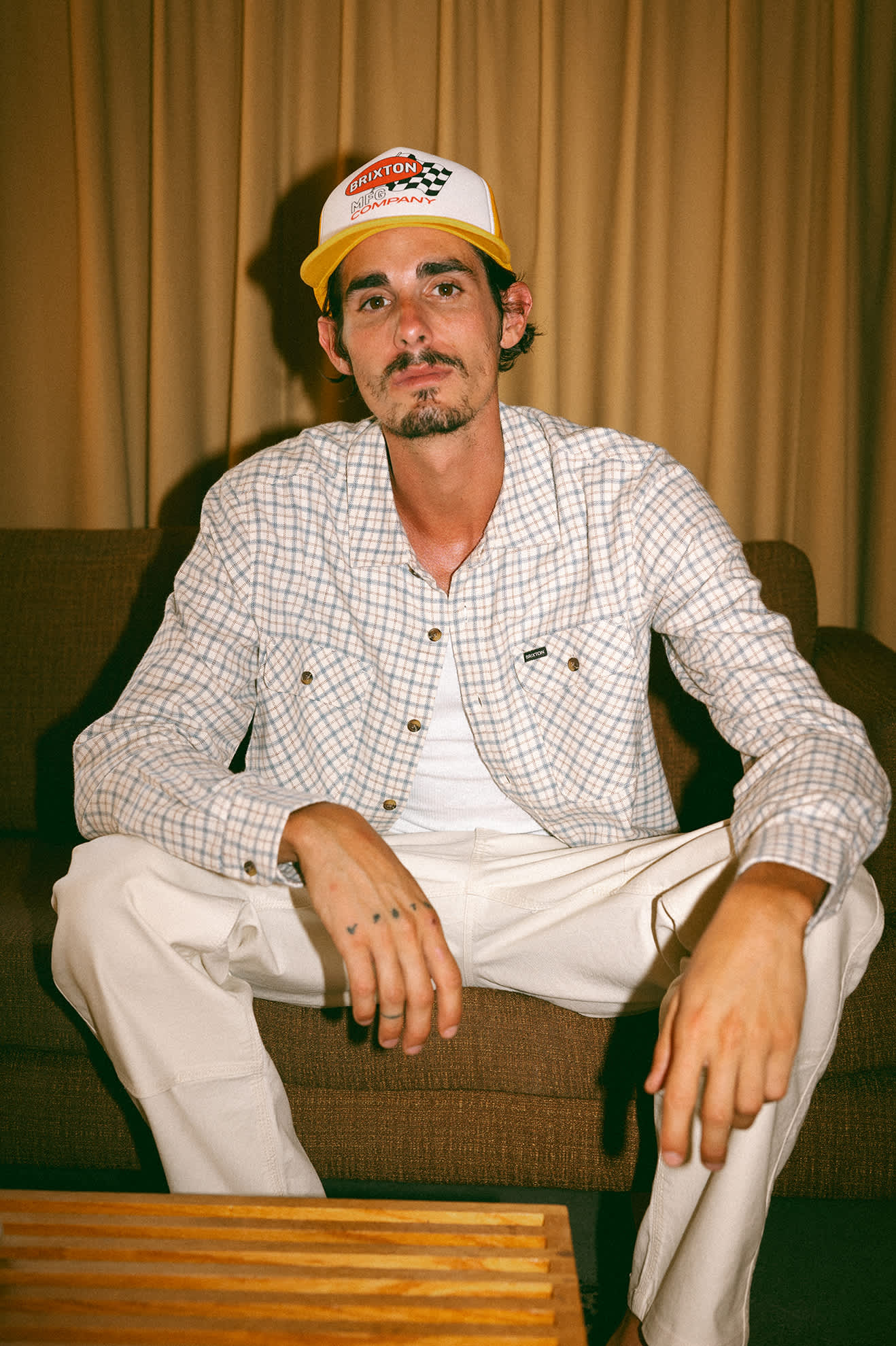 Collins Trucker Hat - Yellow/White/Yellow