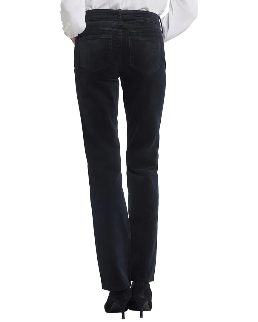 NYDJ Marilyn Black Straight Leg Jean