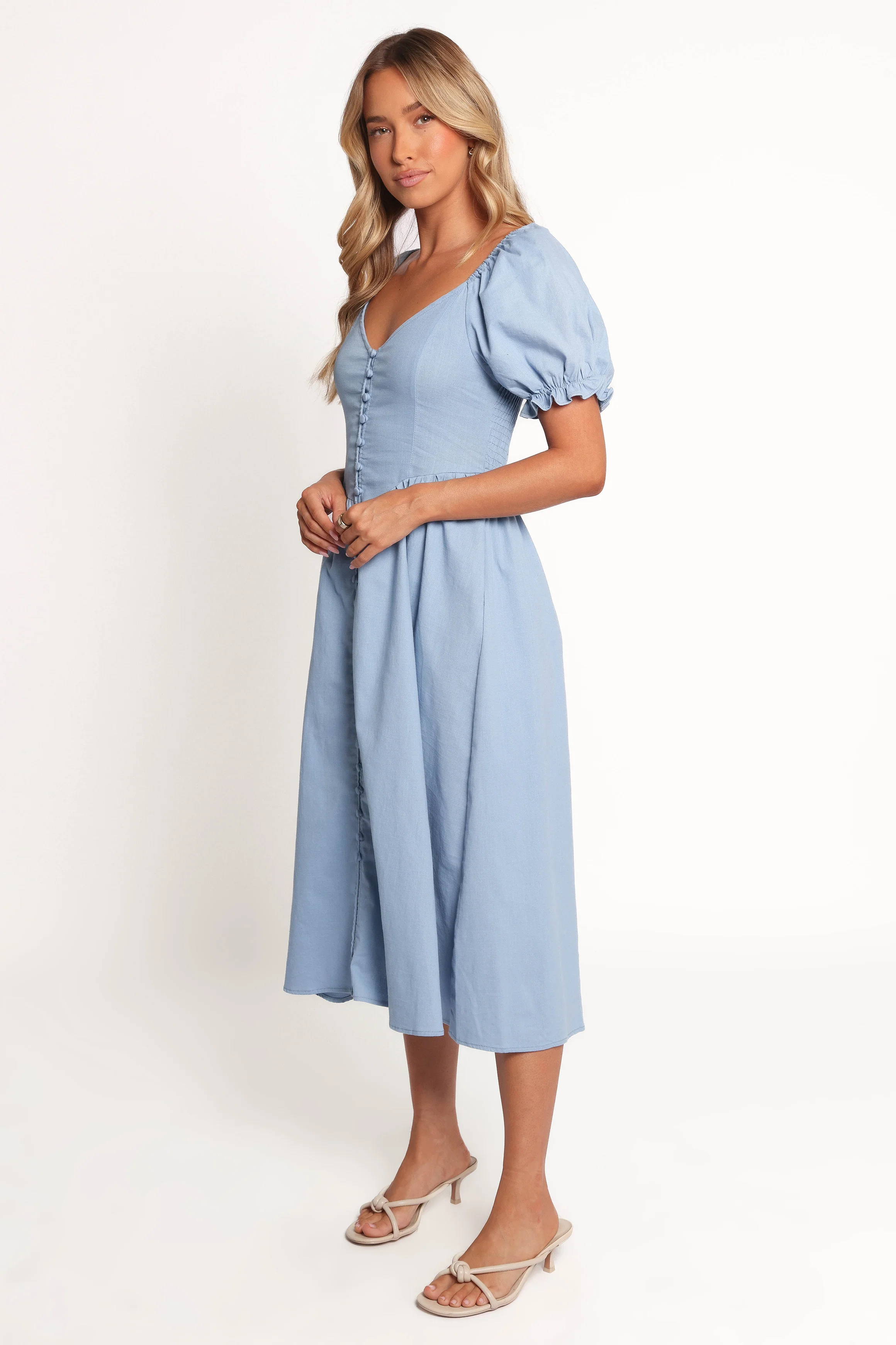 Serenade Midi Dress - Blue