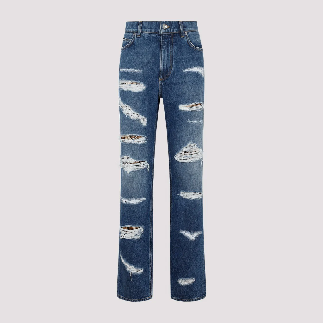 Blue Cotton Jeans