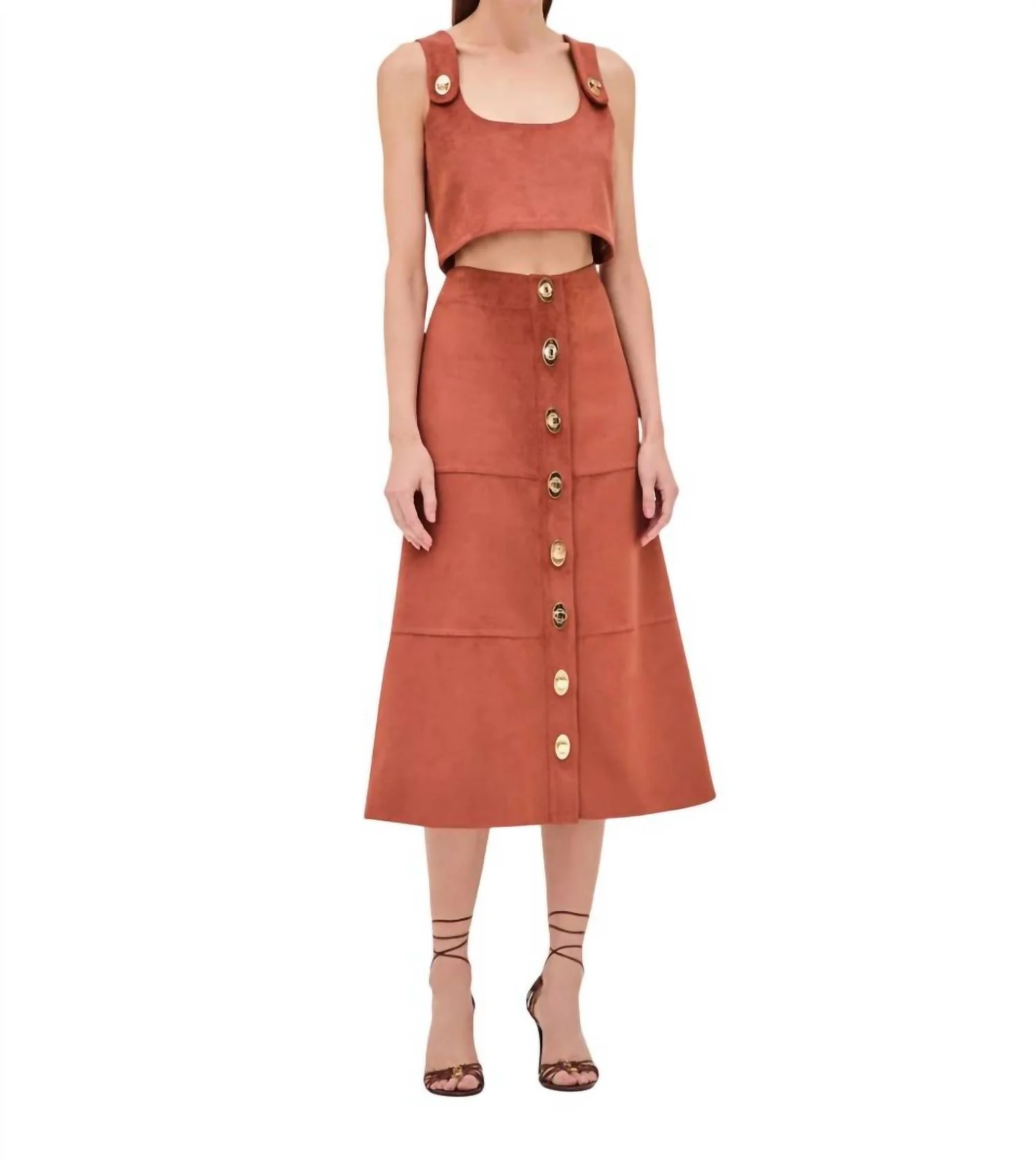 Sinead Skirt In Auburn