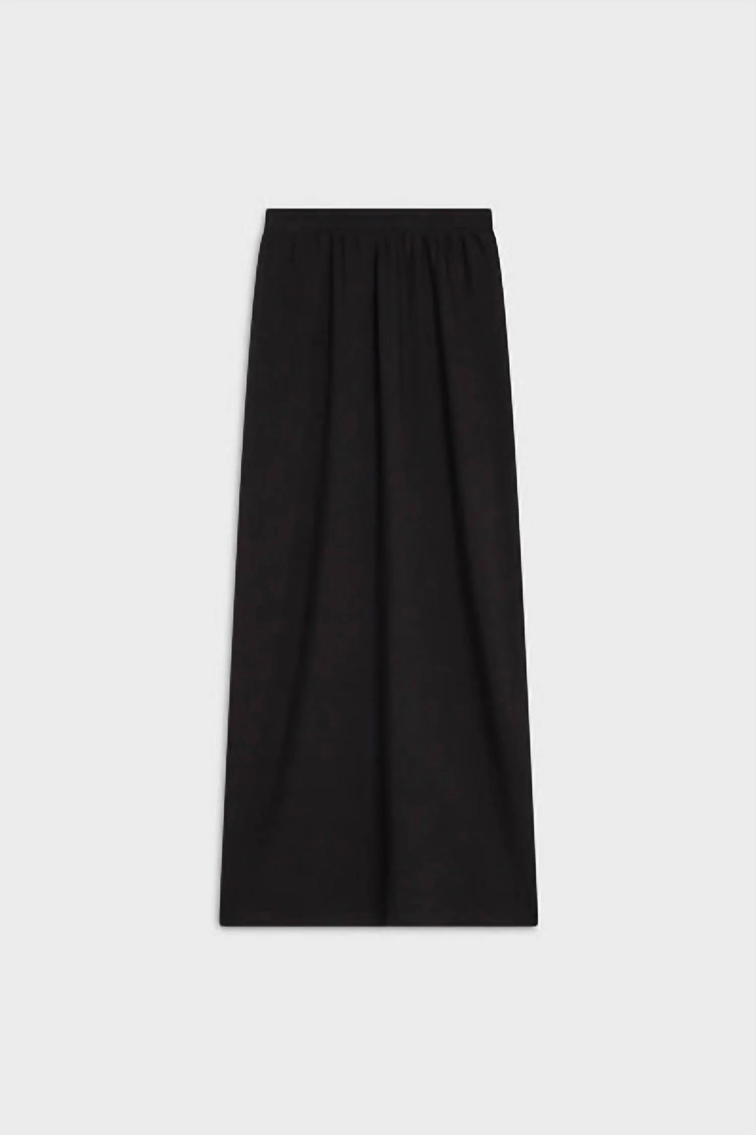 Washed Modal Jersey Skirt In Black