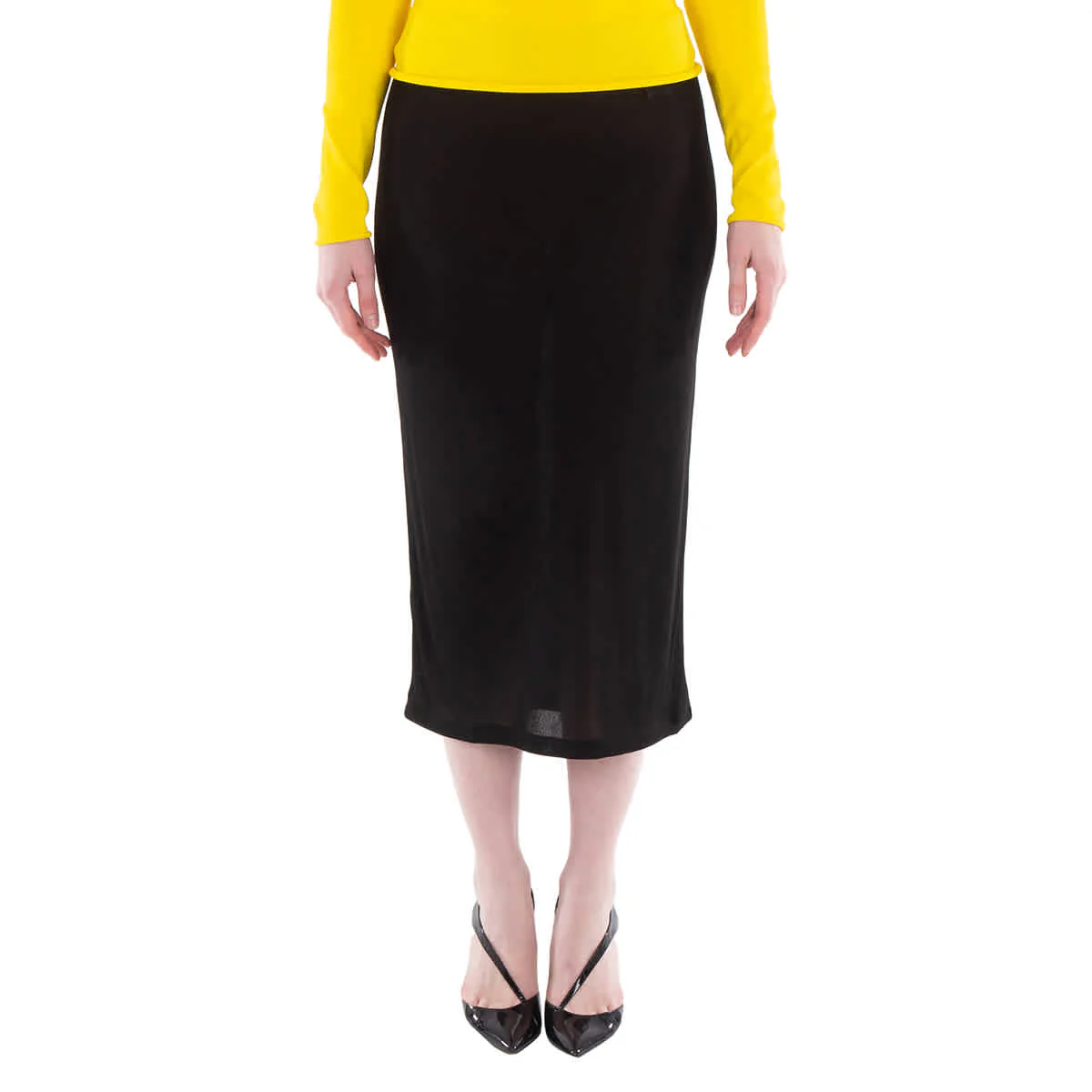 Bally Elegant Black Midi Skirt