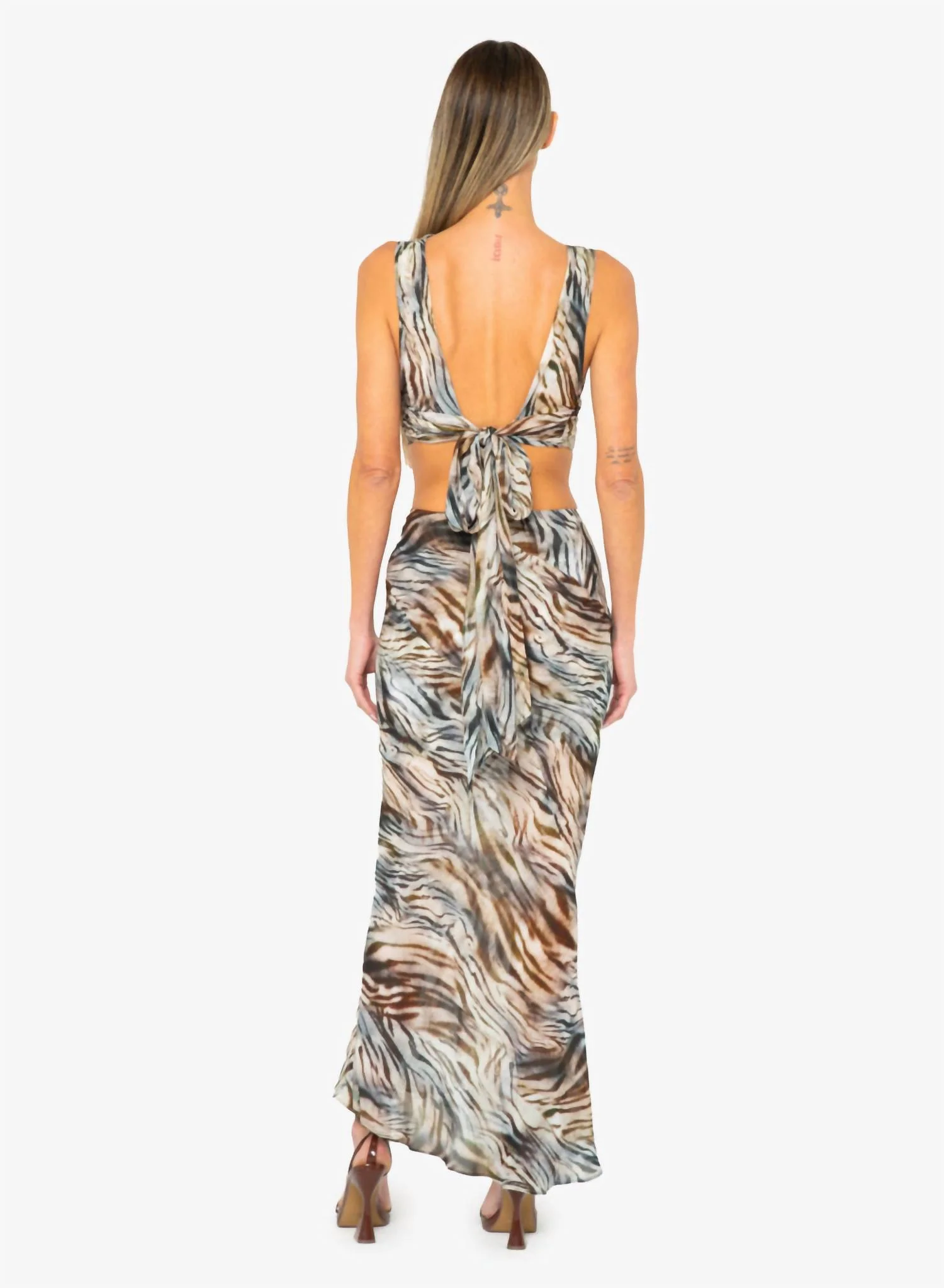 Sevy Skirt In Safari Print