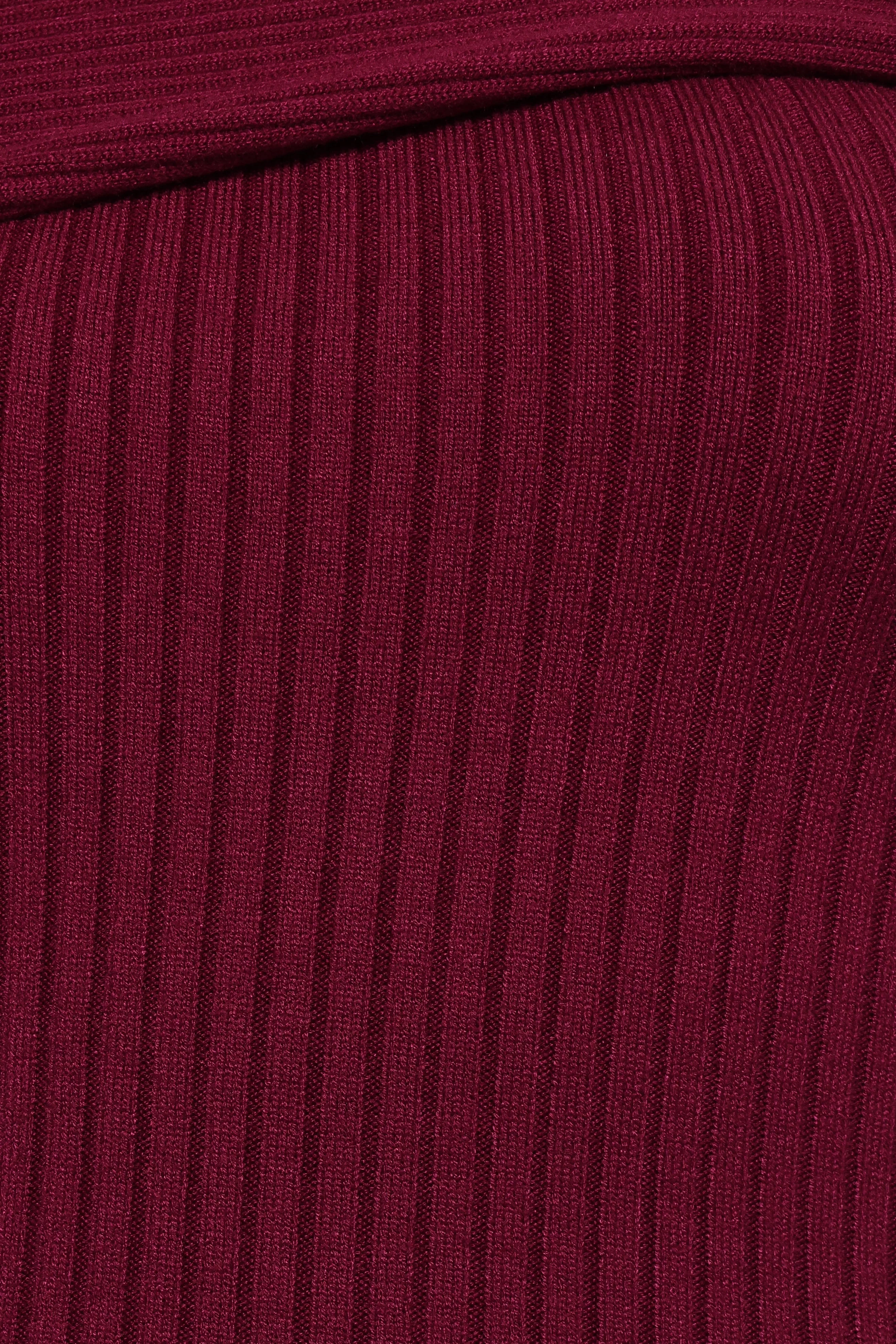 Cammie Long Sleeve Midi Dress - Fuchsia