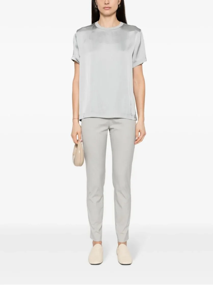 Tailored Trousers With Clean Waistband