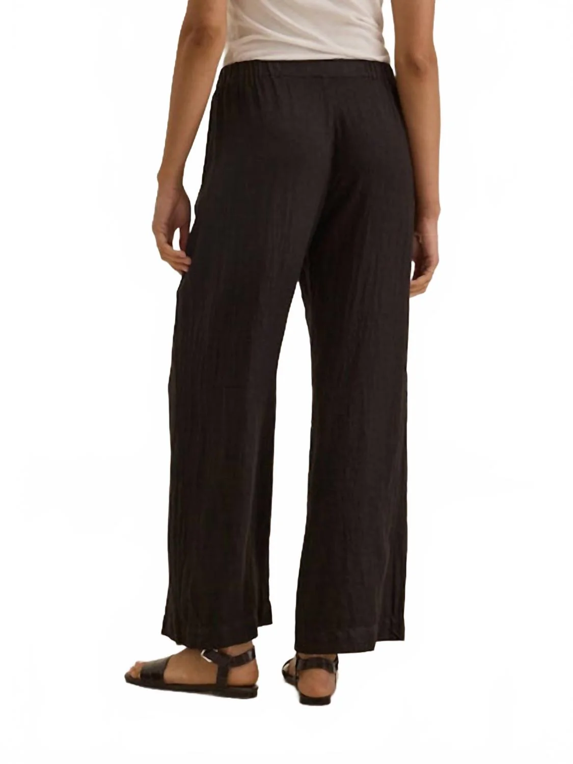 Stephanie Pull On Pant In Black