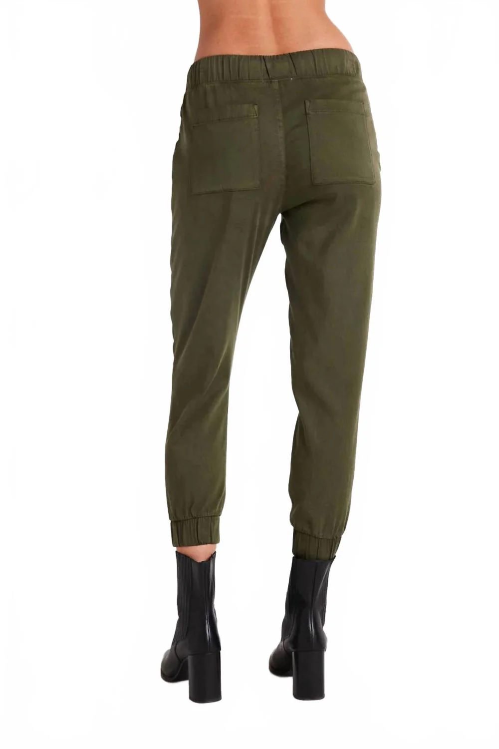Women's Pocket Jogger Pants In Italian Herb